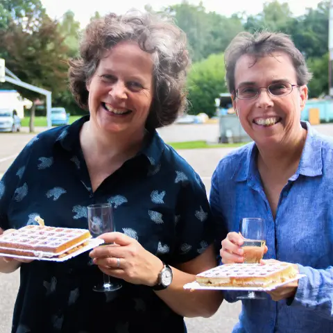 foodtruck met Brusselse wafels en ijs