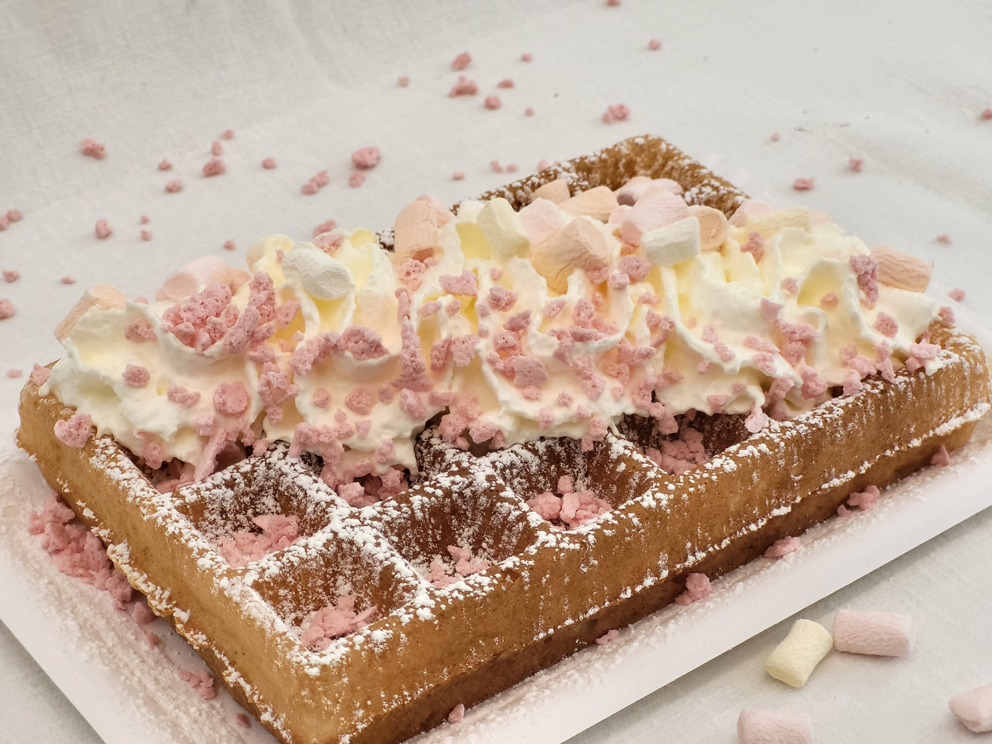 Brusselse wafels catering voor babyborrel