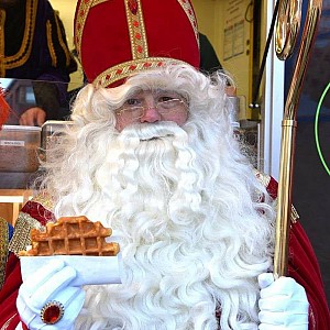 Sinterklaasfeest met Luikse wafels
